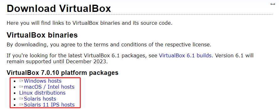 virtual box installieren